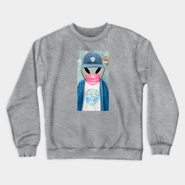 Responsible Alien Crewneck Sweatshirt by ellenaJ